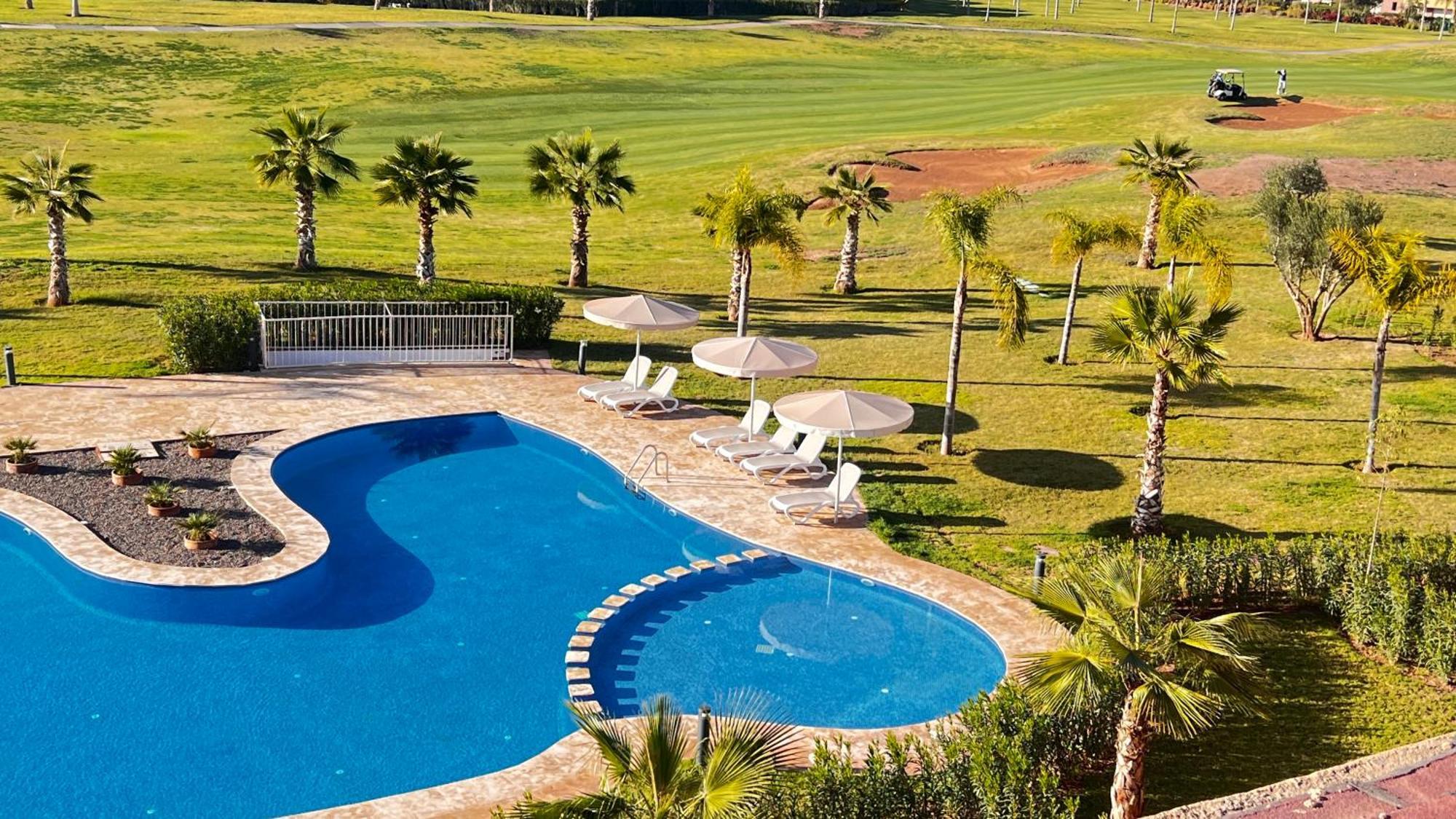 Appartement De Luxe Avec Jardin Vue Sur La Piscine Golf Securise 24H Sur 24 A 5 Minutes De L Aeroport Marrakesh Buitenkant foto