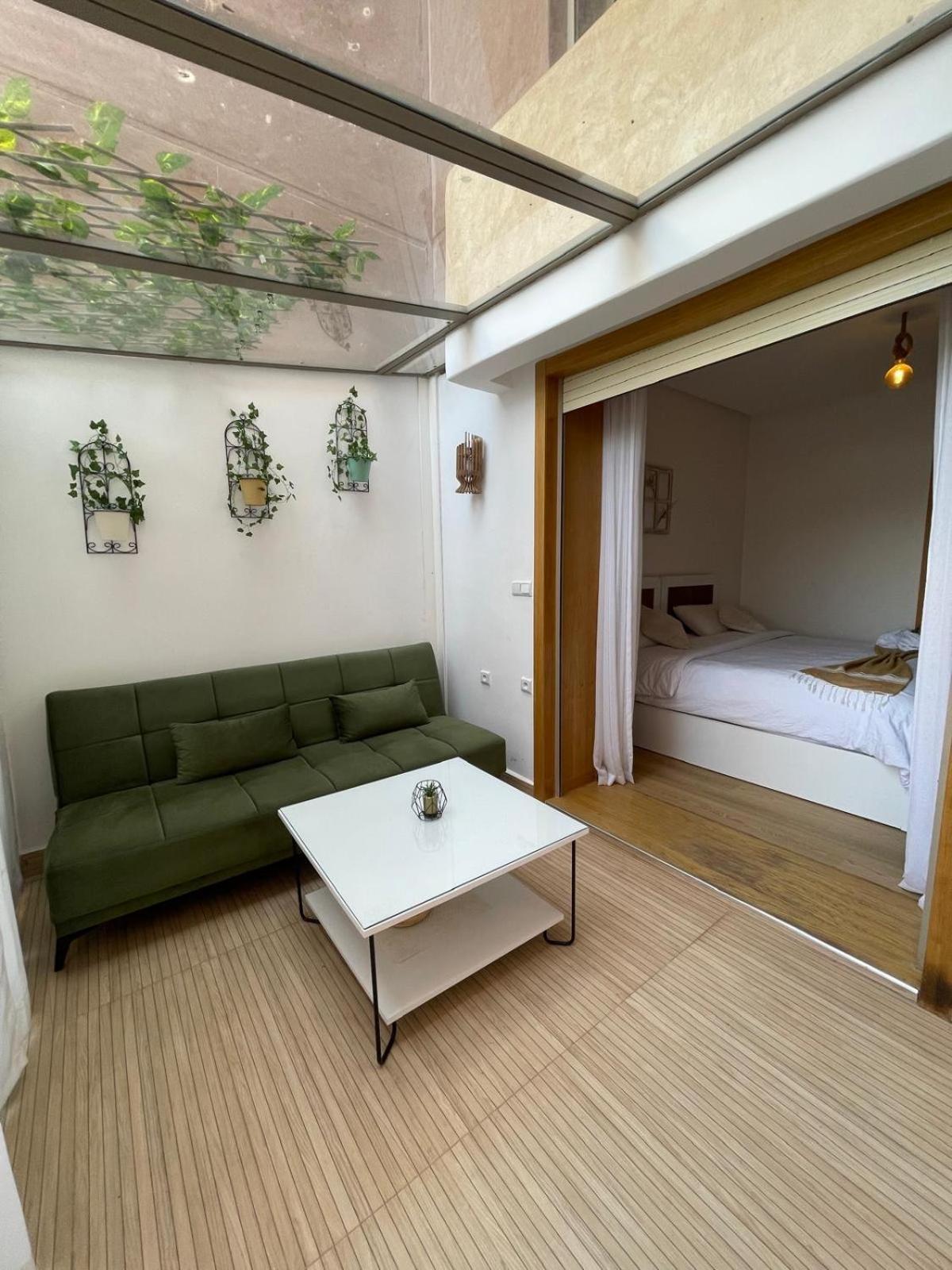Appartement De Luxe Avec Jardin Vue Sur La Piscine Golf Securise 24H Sur 24 A 5 Minutes De L Aeroport Marrakesh Buitenkant foto